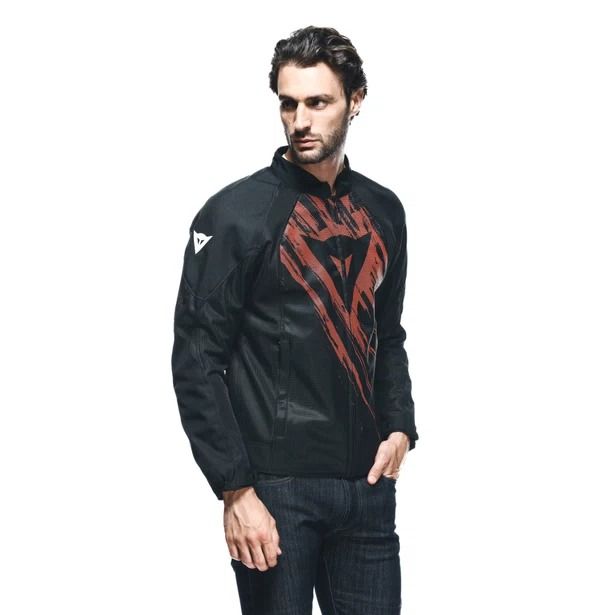 Dainese Herosphere Air Tex Jacket  Black/Red Tarmac : Delivery in 5 days